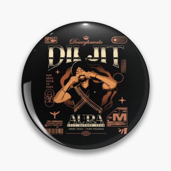 Item preview, Diljit Dosanjh Aura Tour 2026 _ Urban Desi Graphic _ Punjabi Streetwear Fan Art designed and sold by JerryOndricka.