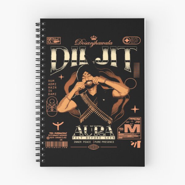 Item preview, Diljit Dosanjh Aura Tour 2026 _ Urban Desi Graphic _ Punjabi Streetwear Fan Art designed and sold by JerryOndricka.