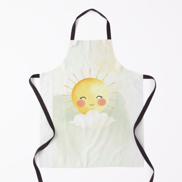 Item preview, Cute Watercolor Smiling Sun Nursery Decor designed and sold by Vida e Arte.