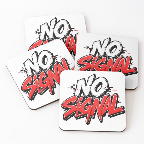 Item preview, No Signal Glitch Typography Street Style Graphic designed and sold by the-dovlat.