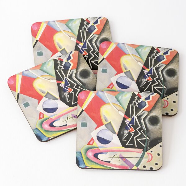 Item preview, White Zig Zags - Wassily Kandinsky designed and sold by Erlin Rudho.