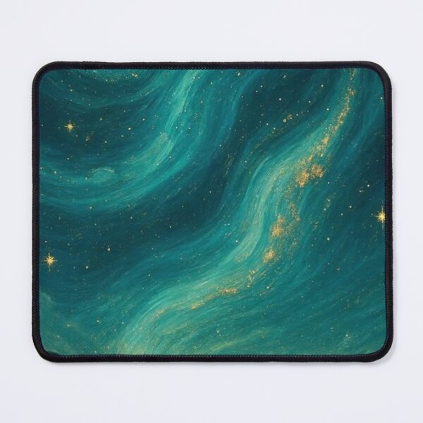 Item preview, Aurora Borealis Teal Galaxy Artwork designed and sold by NivyasArtistry.