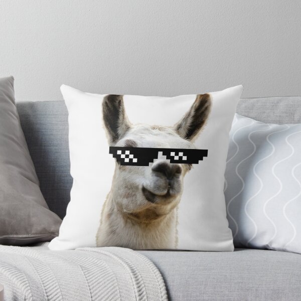 Item preview, Thug Life Llama Deal With It Retro Pixel Sunglasses designed and sold by XIKEXI.