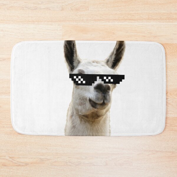 Item preview, Thug Life Llama Deal With It Retro Pixel Sunglasses designed and sold by XIKEXI.