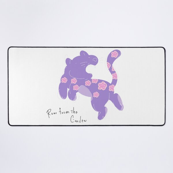 Item preview, Roar From The Garden Lavender Violet Panther designed and sold by PeaceTypo.