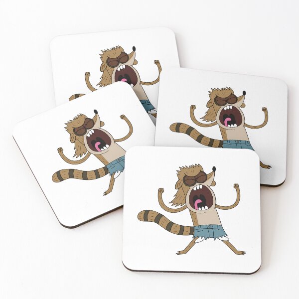 Item preview, Rigby The Death Kwon Do Freak designed and sold by ppyrona.