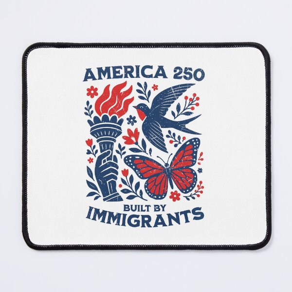 Item preview, America 250 Built By Immigrants designed and sold by DesignForYou79.