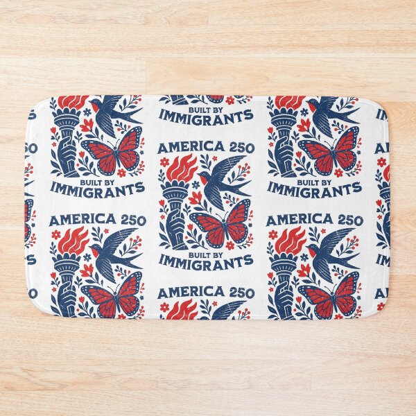 Item preview, America 250 Built By Immigrants designed and sold by DesignForYou79.