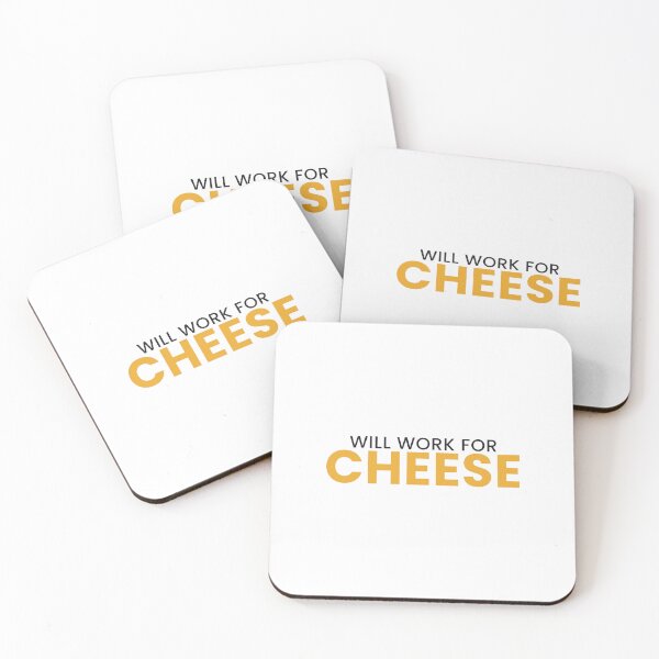 Item preview, Will Work For Cheese Funny Cheese Lover Tee designed and sold by 7Four1 Designs.