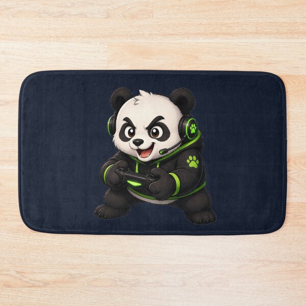 Item preview, Cute Panda Gamer Controller Neon Green Hoodie designed and sold by Seculinator.