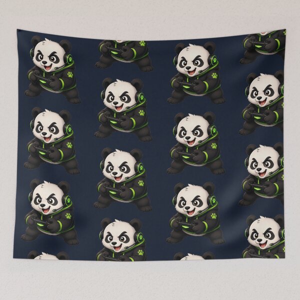 Item preview, Cute Panda Gamer Controller Neon Green Hoodie designed and sold by Seculinator.