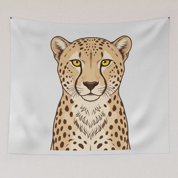 Item preview, Cheetah illustration - 3rd eye designed and sold by dyrestald.