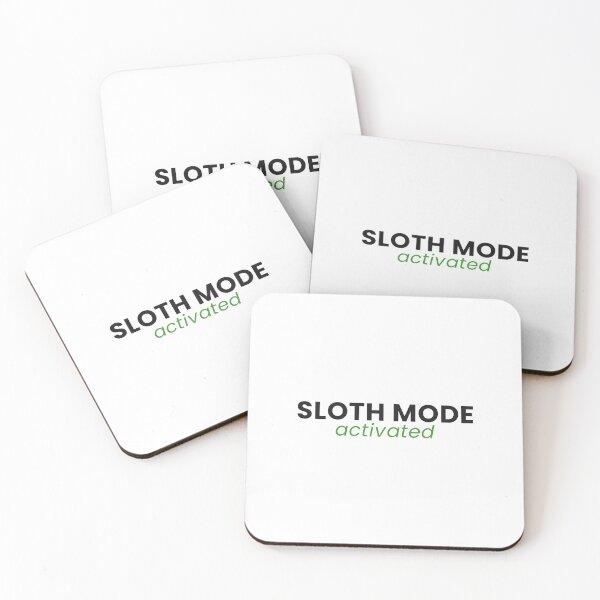 Item preview, Sloth Mode Activated Funny Lazy Day Tee designed and sold by 7Four1 Designs.