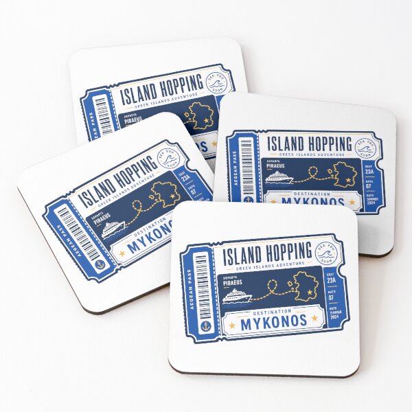 Item preview, Island hopping Mykonos ferry route designed and sold by pirminio.