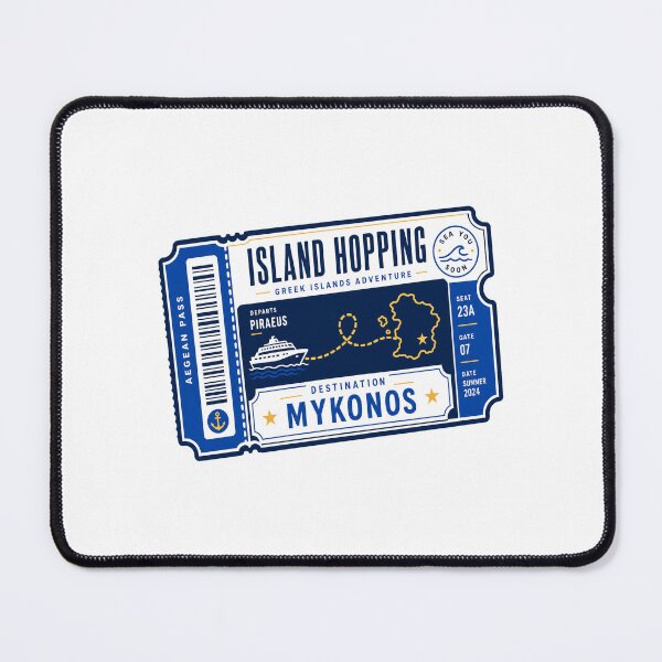 Item preview, Island hopping Mykonos ferry route designed and sold by pirminio.
