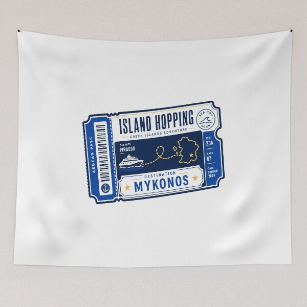 Item preview, Island hopping Mykonos ferry route designed and sold by pirminio.