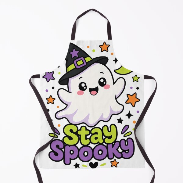 Item preview, Stay Spooky Ghost - Cute Spooky Season Halloween Sticker designed and sold by VisualArtsOasis.