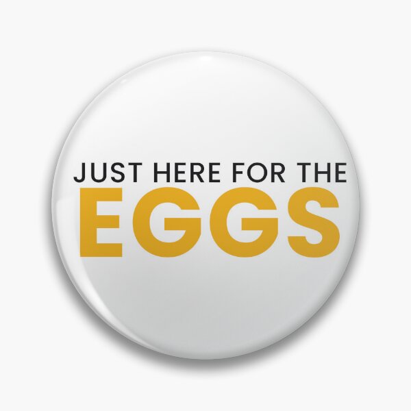 Item preview, Just Here For The Eggs Funny Chicken Farm Tee designed and sold by 7Four1 Designs.