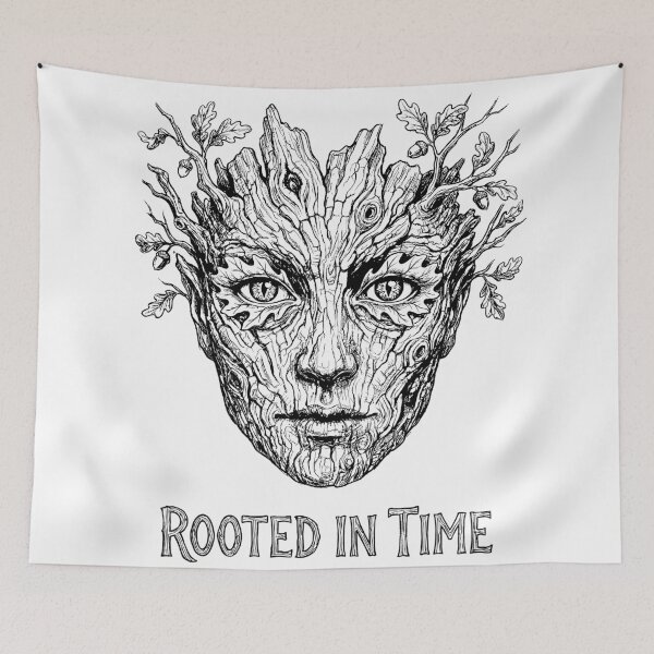 Item preview, Elder Oak Spirit Face - Dryad Creature designed and sold by bapupa.