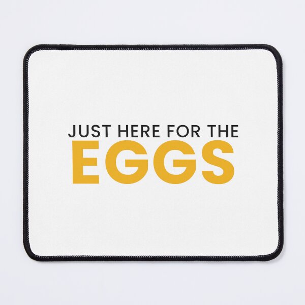 Item preview, Just Here For The Eggs Funny Chicken Farm Tee designed and sold by 7Four1 Designs.