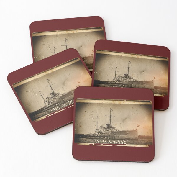 Item preview, SMS Seydlitz Vintage Postcard Art designed and sold by The store under the battleship :).