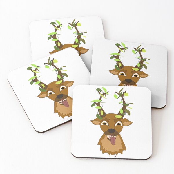 Item preview, Silly Summer Forest Deer Funny Antler Art designed and sold by Onlydidart.