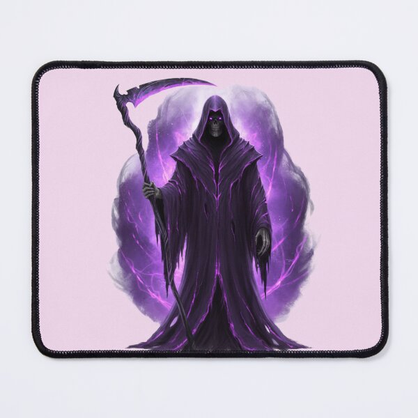Item preview, Grim Reaper Neon Dark Art - Gothic Purple Death designed and sold by Exquisite Design Studio „Paculówka”.