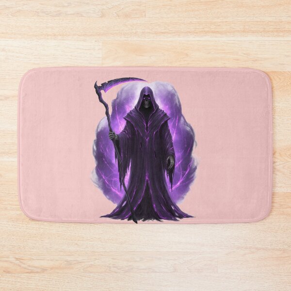 Item preview, Grim Reaper Neon Dark Art - Gothic Purple Death designed and sold by Exquisite Design Studio „Paculówka”.