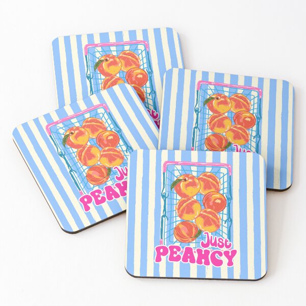 Item preview, Just Peachy Retro Peach Cart Summer Illustration designed and sold by MaiZephyr.