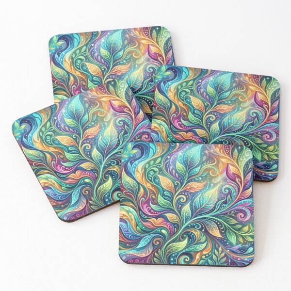 Item preview, Shimmering fantasy world of leaves designed and sold by Sigtrix.