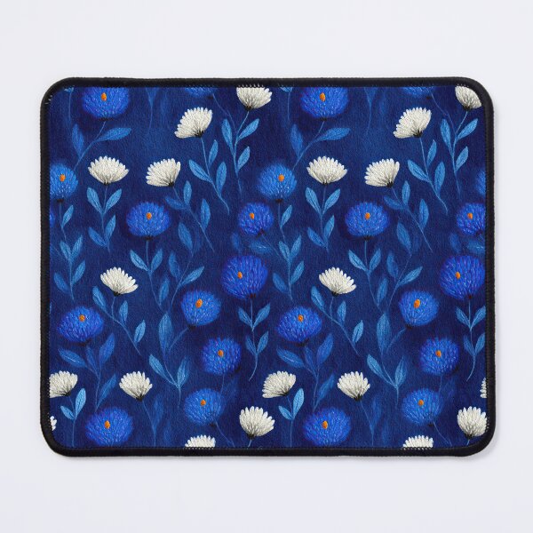 Item preview, Scattered Blue And White Wildflower Floral Pattern designed and sold by igraphixart.