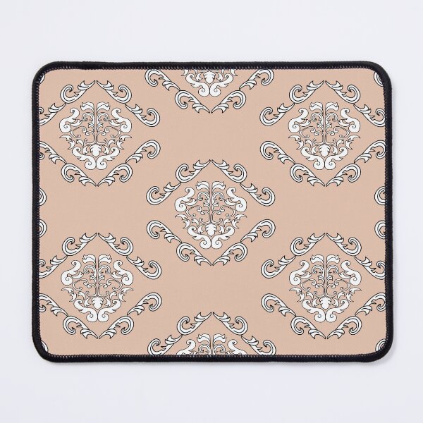 Item preview, Minimalist beige damask seamless pattern background designed and sold by ChaReePat.