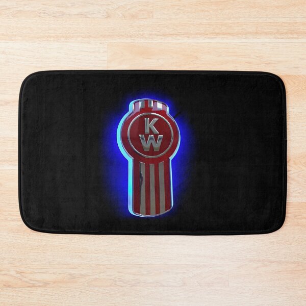 Item preview, Glowing Blue Neon Kenworth Truck Emblem Logo designed and sold by vincenttamelas.