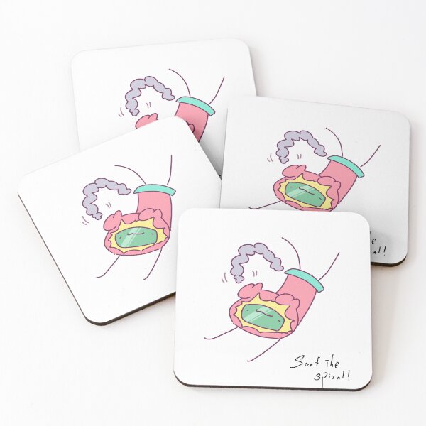 Item preview, Surf The Spiral Whimsical Tech Art designed and sold by PeaceTypo.