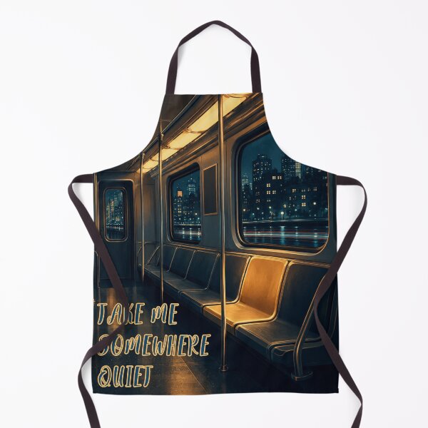 Item preview, Take Me Somewhere Quiet – Urban Solitude Subway Design designed and sold by QuietlyBecoming.