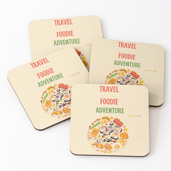 Item preview, • Travel Foodie Adventure ✈️? designed and sold by TanmayCreates01.