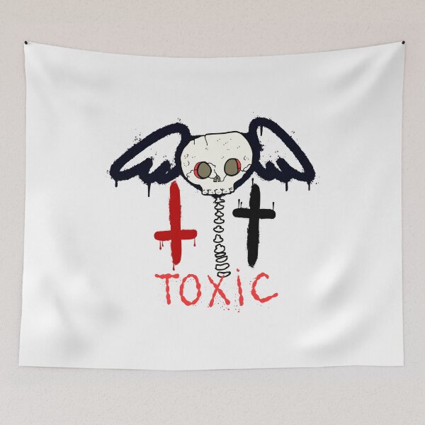 Item preview, Toxic Bat Skull Gothic Punk Horror designed and sold by BasseAlexDes.