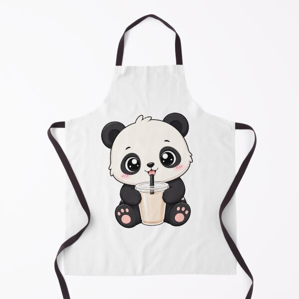 Item preview, Cute Panda Bear Drinking Bubble Boba Tea designed and sold by Seculinator.
