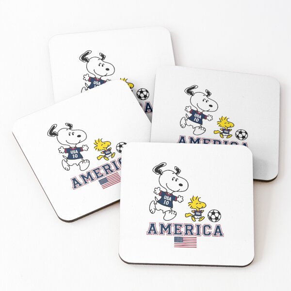 Item preview, Snoopy Woodstock USA America Soccer designed and sold by DesignForYou79.