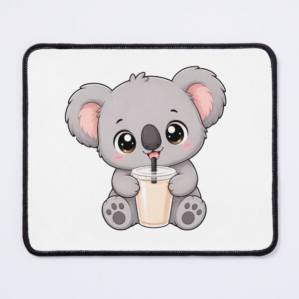 Item preview, Cute Koala Bear Drinking Bubble Boba Tea designed and sold by Seculinator.