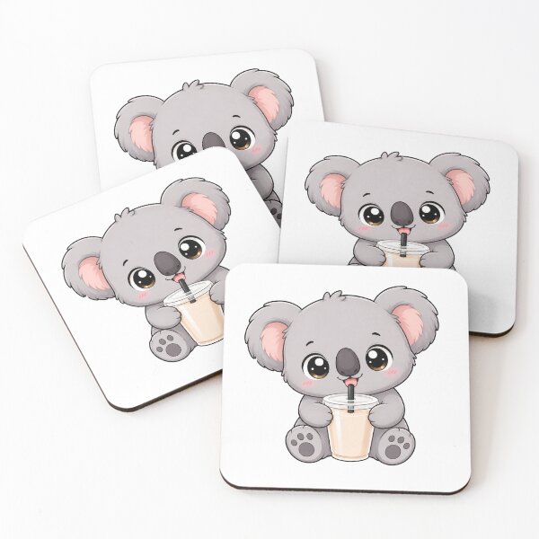 Item preview, Cute Koala Bear Drinking Bubble Boba Tea designed and sold by Seculinator.