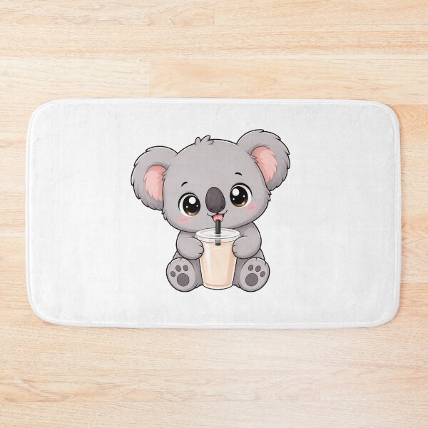 Item preview, Cute Koala Bear Drinking Bubble Boba Tea designed and sold by Seculinator.