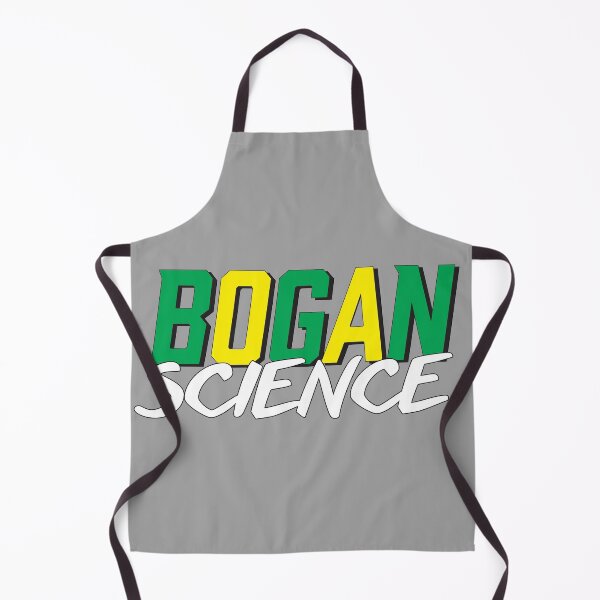 Aperçu de l'œuvre T-shirt scientifique Bogan vert et or créée et vendue par Piss Take .
