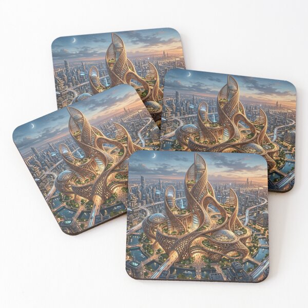 Item preview, Futuristic city vision awakens designed and sold by Sigtrix.