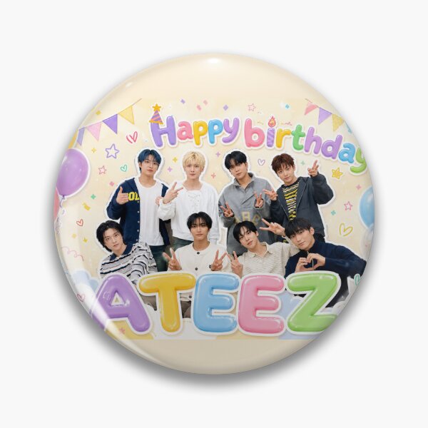 Item preview, Happy BIRTHDAY ATEEZ KPOP designed and sold by jaofnn.