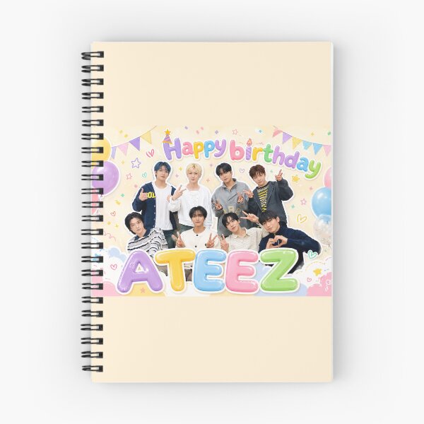 Item preview, Happy BIRTHDAY ATEEZ KPOP designed and sold by jaofnn.
