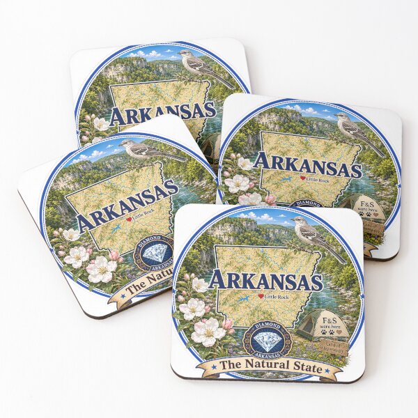 Item preview, Arkansas - Collect America with Freckle and Spencer designed and sold by CollectrsCornr.