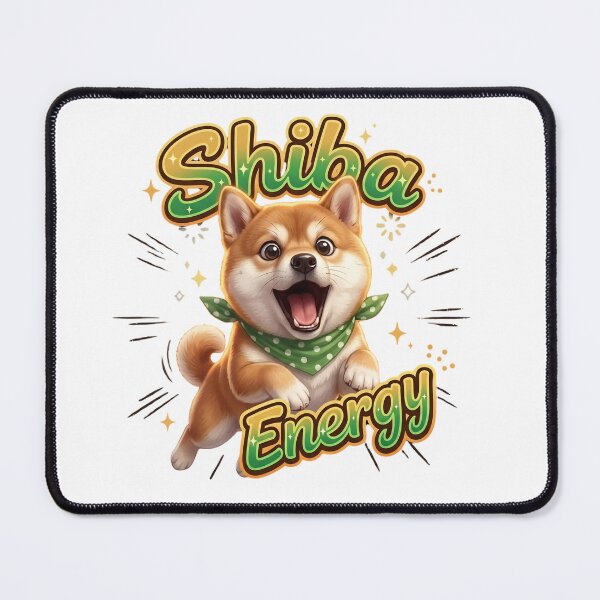 Item preview, Happy Shiba Energy Cute Jumping Shiba Inu designed and sold by Shiba&Friends_Studio_by_Mintriel.