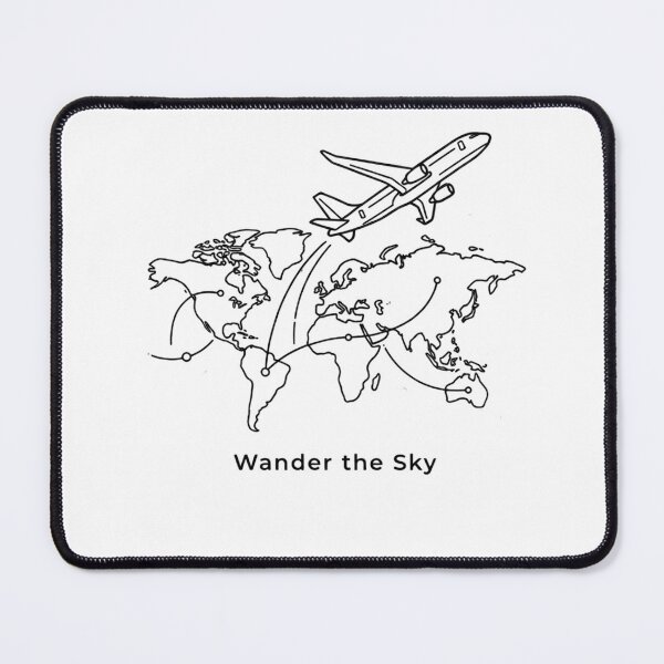 Item preview, Wander the Sky Airplane Travel designed and sold by Ar0undTheW0rld.