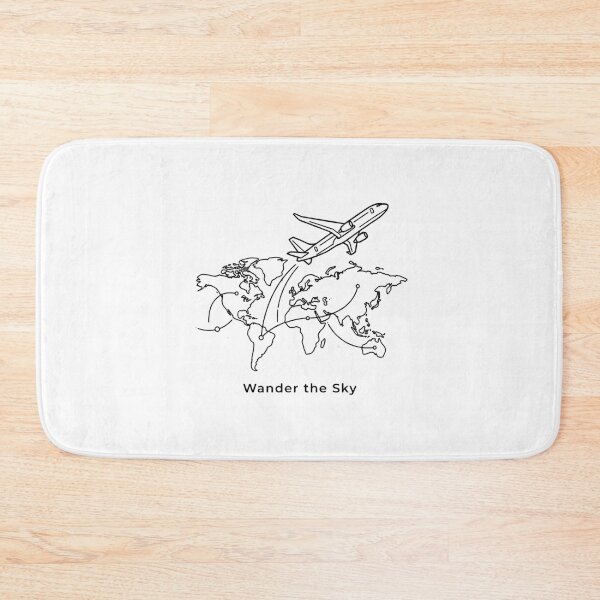 Item preview, Wander the Sky Airplane Travel designed and sold by Ar0undTheW0rld.